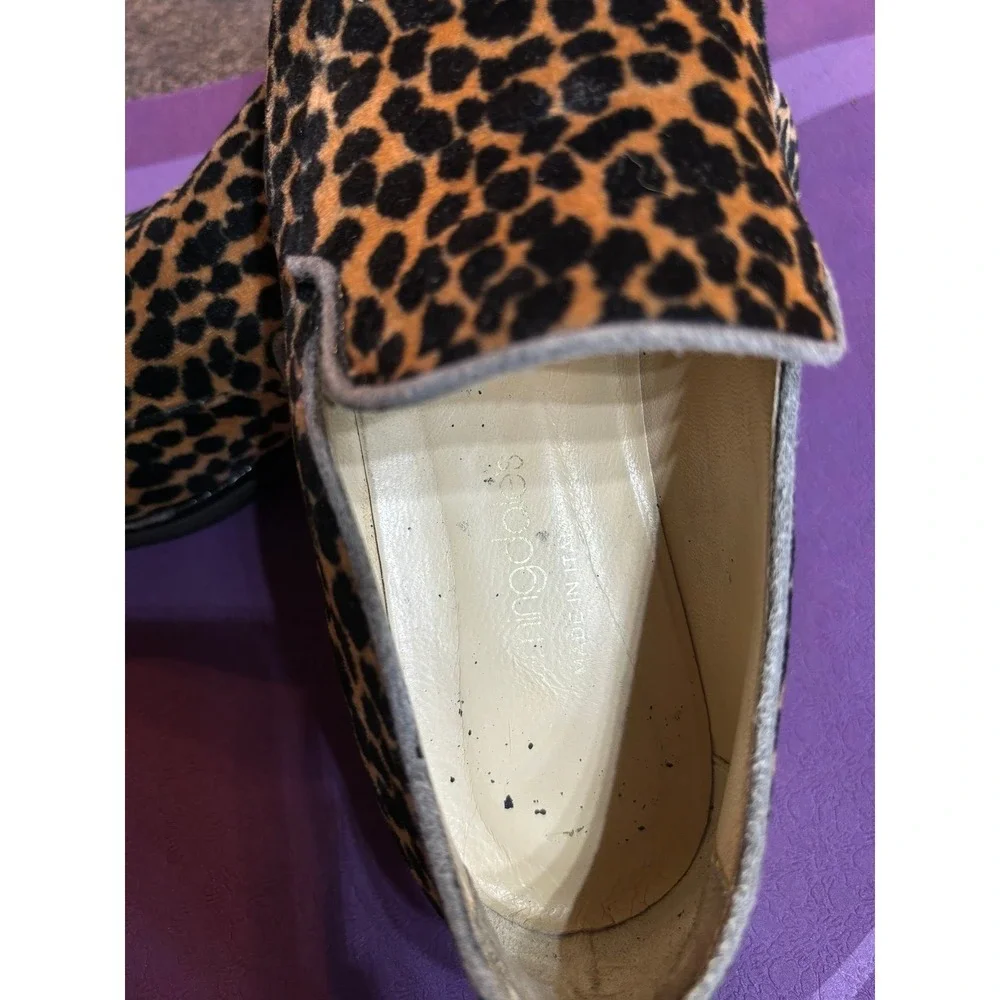 bloomingdales Animal Print made In Italy Shoes size 5.5 - Picture 8 of 9